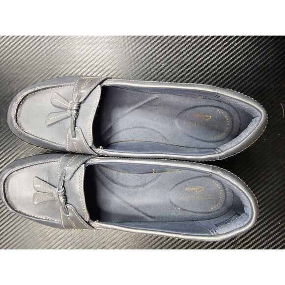 Clarks Womens US 9 Ultimate Comfort Collection Gray Loafer Slip On Shoe 15260 - Picture 6 of 8